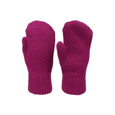 China Magic Mitten / Custom / Mittens Machine Knit Mitten Lambswool Machine Knit Children Dyed Magic Newborn Cheap Mittens Low Moq for sale