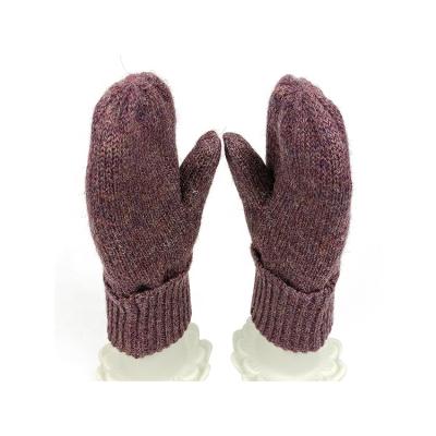 China Merino Wool Mitten / Interlocking Woven Mittens / Mittens Eco Friendly Woven Embroidered Kids Knit Two Fingers Lined Baby Gloves Newborn Wool Mitten for sale