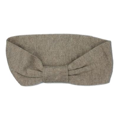 China New Fashion Luxury High Quality Wool Elegant Soft Designer Women Headband With Breathable Knitted Bow Ribbed Brand Girl Head Band for sale