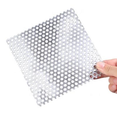 China Customized Thin Perforated Window Curtain Stainless Steel 304 316 Metal Screen Sheet Mesh Plate for sale