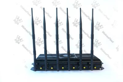 China High power 6 bands jammer 2G 4G WIFI GPS 80W for sale