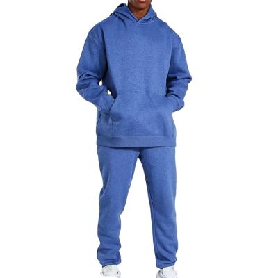 China Custom Fleece Two Piece Viable Manufacturer China Hoodie Loose Track Pants Mens Tracksuit for sale