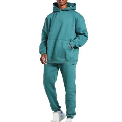 China Sustainable Wholesale Heavy Fleece Winter Oversize Customize Logo Men Tracksuit for sale