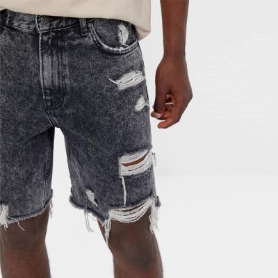 China Wholesale Viable Mens Jeans Shorts Custom Made Men Logo Ripped Jeans Short Jean Corto Hombre Clothes Latest Fashion for sale