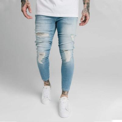 China Breathable custom clothing man denim ripped pants mens jeans 2021 mens jeans pants for men stylish for sale