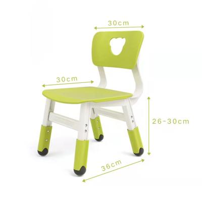 China Contemporary modern design polypropylene plastic material color safety education detachable children's table and chair for sale