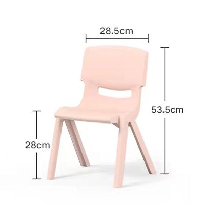 China Safety Comfortable Baby Dining Chair Moon Children's Chair PP Material Infant First Education Learning Furniture Set for sale