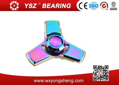 China Golden / Blue / Pink Metal Fidget Spinner Simple For Focus And Deep Thought for sale