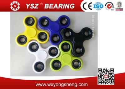 China Solid Color Tri-spinner 608 Hand Spinner Toy with CE Package Relieve Stress Finger Spinner for sale