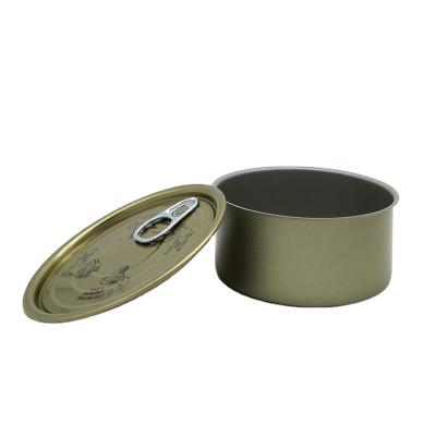 China 2 Pieces Easy Open Empty Food Tin Can With Easy Open End For Tuna Packing for sale