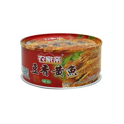 China Easy / Normal Open Custom Tin Packing Metal Food Box For Packing Fish Sardine Tuna for sale