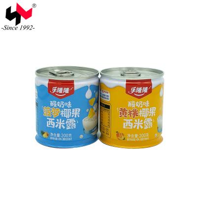 China Food Grade Easy Open/Normal Wholesale Empty Tin Cans Inside White Coating Aluminum Pull Ring Easy Open End for sale