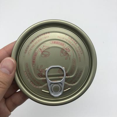 China 73 83 mm Non Refillable Tinplate EOE Open End Easy Lids For Tomato Cans Top 300# 307# for sale