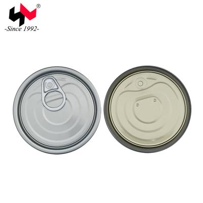 China Non Refillable 211#300#307#401#502# Tin Can Easy Open Lid/End For Food Tin Can Inside Aluminum TFS Liner Wide Open Lid for sale