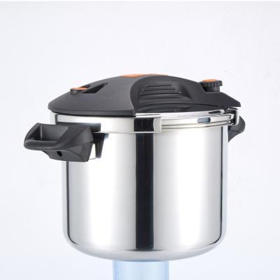 China Sustainable Export 11qt Stainless Steel Multi-setting Clamping Pressure Cooker With High Quality for sale