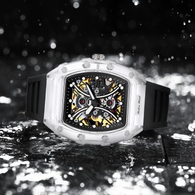 China Water Resistant 3A Rate Richard Type Men's Watch Automatic Rectangular Casual Mechanical Sports Watch Support Customized Wrist Watch for sale