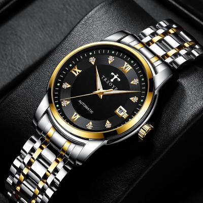 China Newest Type Watch Power Day/Date Design Business Mechanical Reserve 32 Hours Customizable Automatic Self-Winding Wristwatch Watch for sale