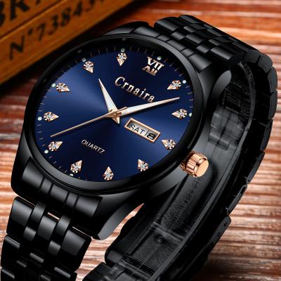 China Day/date style classic men's business simple luxury wristwatch quartz waterproof watches with Japan movement watches for sale