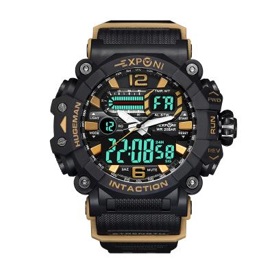 China Alarm Grade G Military Wear-resistant Shock Electronic Watch Using Japan Battery Movement Wristwatch Customizable Digital Watch for sale