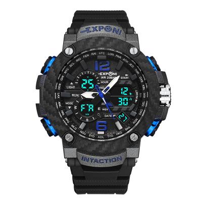 China Multifunctional Big Dial Wear-resistant Dive Men's Digital Watch Military-grade Alarm Shock 200m Electronic Watch G Watch for sale