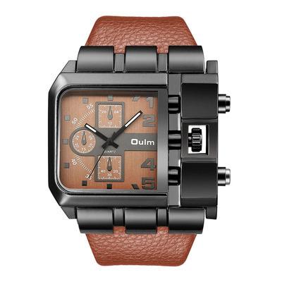 China Unique Design Water Resistant Square Quartz Watch Fashion Unisex Hot Selling Wrist Watch Support Customized Customized Watches for sale