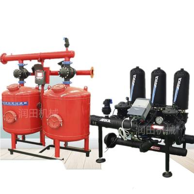 China Easy To Operate Used In Drip Irrigation Filter Backwash Sand Filter Agricultural System Layered Equipment for sale