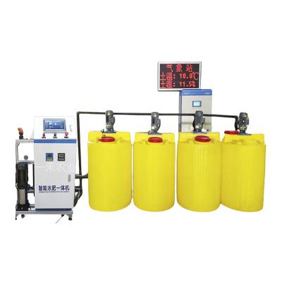 China Intelligent Integrated Water Irrigation Equipment and Water Saving Greenhouse Farmland Fertilizer and Fertilizer Machinery for sale