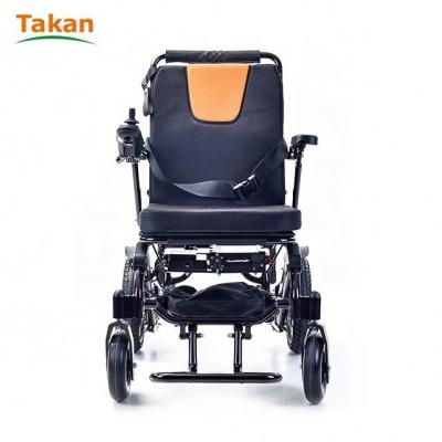 China Lightweight Electric Portable Travel Wheelchair For Cerebral Palsy Children Sale Folding Wheelchair Small Portable Folding for sale