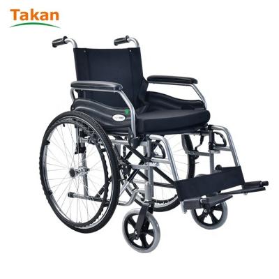 China Disabled Steel Frame Wheelchair Oxford Fabric Uphlostery Seat Material For Vehicles for sale