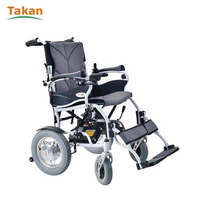 China Aluminum Electric Disabled Wheelchair In Morocco 24V/6AH Lithium Battery for sale