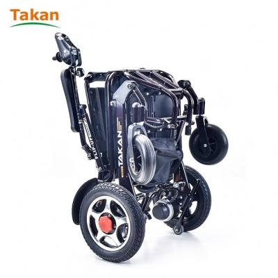 China Lightweight Foldable Electric Wheelchair Adjustable In Hight Cheapest for sale