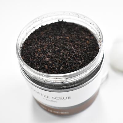 China Exfoliator OEM Private Label Moisturizing High Quality Whitening Exfoliator To Remove Dead Skin Coffee Organic Natural Body Scrub for sale