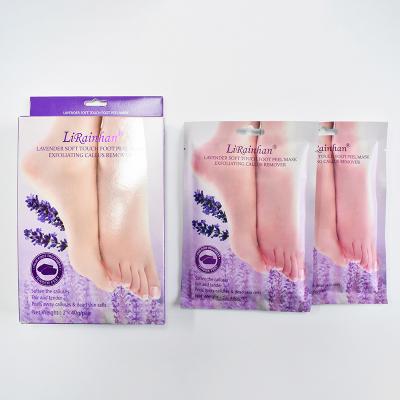 China Amazon OEM Supplier Baby SKIN CARE Feet Exfoliating Spa Socks Foot Skin Mask Foot Exfoliation Peeling Mask for sale