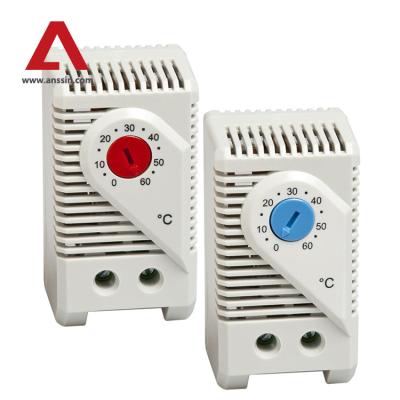 China Temperature controller KTO 011 OR (heating) or nodes 011 NO small compact bimetallic thermostat (cooling) for sale