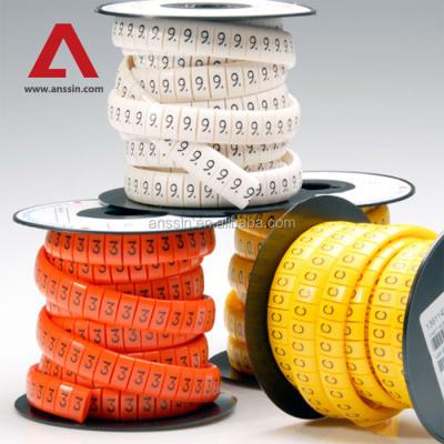 China Directly Cable Anssin Supply Clip On Type Network Cable Coaxil Cable Marker for sale