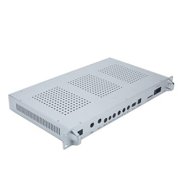 China 19 Inch 1u Rack Case Mount Chassis Industrial Electrical Aluminum Amplifier Ip54 Profile Enclosure For PCB Board for sale