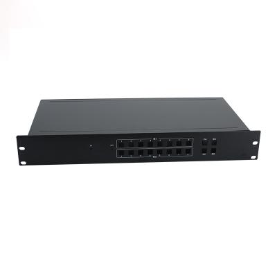 China Electronic Hardware Customized 19 Inch Industrial Profile Aluminum Radiator Case Network PC Case 1.5u Rack Mount Server Chassis for sale