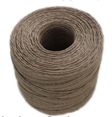 China Eco - Friendly Natural Brown Paper Twisted Rope Handles For Paper Shopping Bags for sale