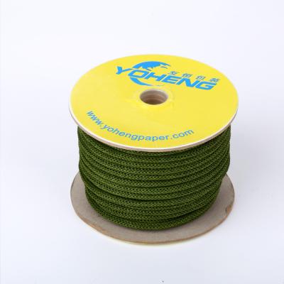 China Eco-friendly Colored Paper Sliver Paper Rope For Paper Bag Rope Handle for sale