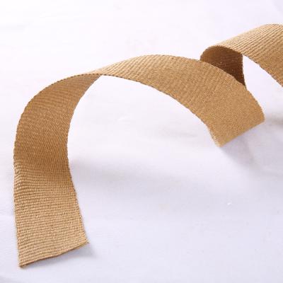 China eco-friendly braided paper ribbon single ply paper material for luxury paper bag handle for sale