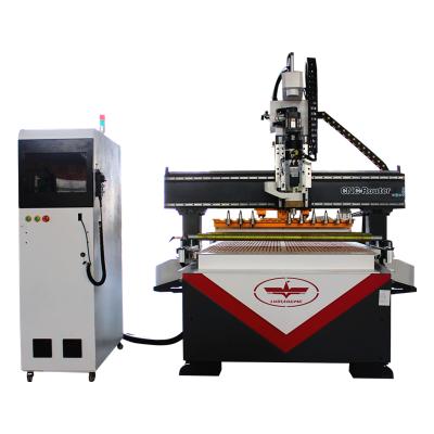 China Ludiao cnc tool cheap price building material stores straight line switch woodworking cnc router automatic center for sale