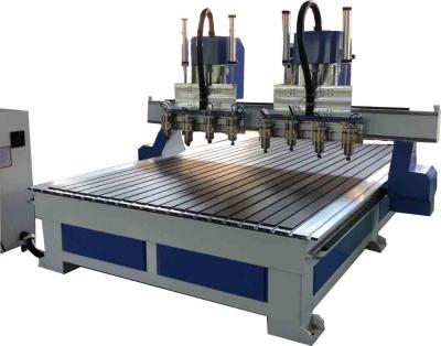 China Building Material Stores Wood CNC Router Machine 4 Axis 1300*2500mm With Multi Axis Process Machine More for sale