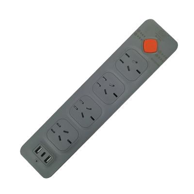 China Outdoor Surge Protector Power Strip Tower plug 11 Outlets with 2 USB Charging Ports for sale