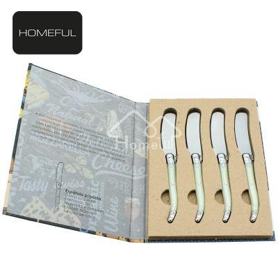 China 4 Pcs Viable Hot Selling Butter Knife With Creative Gift Box Packing for sale