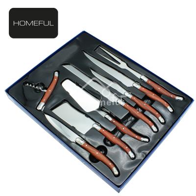 China Functional set of viable new style cheese knife kichen knife set with can opener for sale