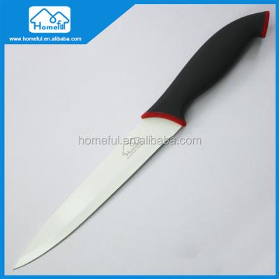 China Kitchen Knife Disposable Steel Sharp Carving Knife With Ceramic Coated Blade for sale