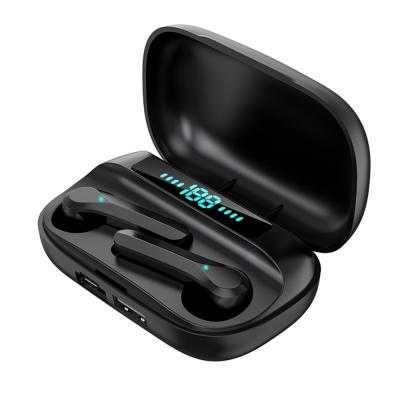 China New BT 5.0 In-Ear Radio Headphones LED Digital Touch Screen Smart Touch Screen Hi-Fi Stereo Sound IPX5 Waterproof Sports Game Earbuds for sale