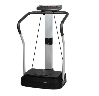 China Whole Body Shaker Crazy Fit Vibration Plate, Crazy Fit New Fitness Equipment Home Use Massager With Heart Rate Elastic Ropes OEM for sale