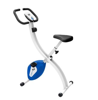 China Home Use X Size Magnetic Exercise Bike Quality Folding For Home Unisex Manual Metal + ABS 8 Levels Tension OEM 1.5 Kg for sale