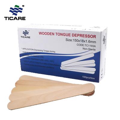 China 100% NO-TOXIC Wooden Disposable Wooden Spatula With New Packaging for sale